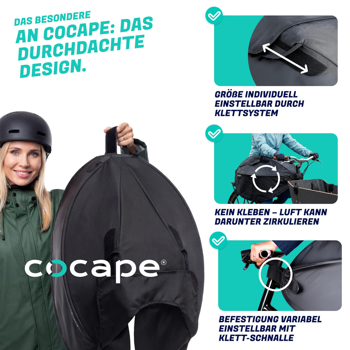 cocape Beinregenschutz: Aufbau und Details